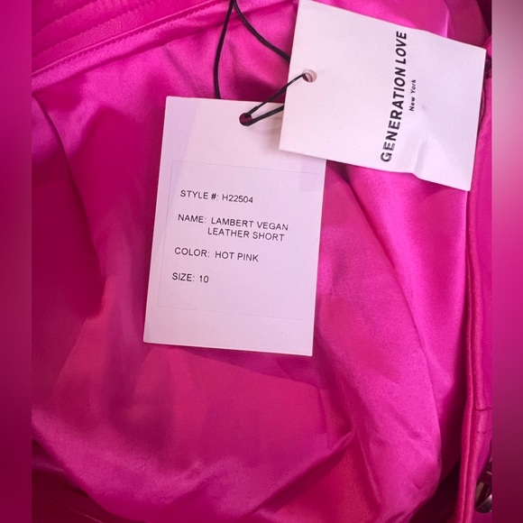 Generation Love Vibrant Pink High Waist Shorts - Picture 5 of 6